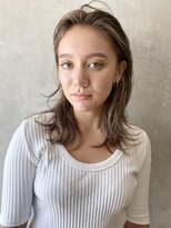 アイティー バイ アルバム 中野店(IT by ALBUM)&nbsp;ノンカールミディ_ホワイトアッシュエアリーミディ_27932