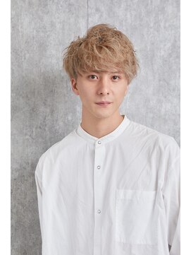 メンズサロンドットリアン(dot. lien) 前下がりマッシュ/ミルクティーベージュ【町田/ 町田駅】