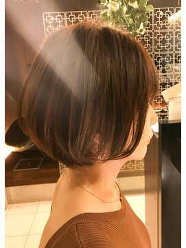オーガニックサロン フェイス 梅田店(organic salon face) 20代30代40代大人可愛いショートボブ