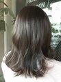 シーインフィニート 清澄白河店(C∞) ハイライトの入った透けて見えるような柔らかさのある暗髪です！