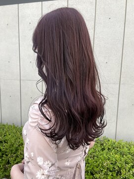 アクアオモテサンドウ(ACQUA omotesando) ＊ブリーチなし暖色系ローズピンクベージュ！ラベンダーピンク