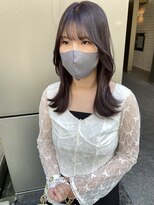 グランドライン(GRAND LINE)&nbsp;マスク美人 マスクなしも美人　韓国ヘア  ブルーシルバー