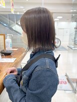 【morio】札幌ボブ　ぱつっと外ハネシンプルボブ