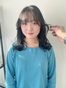 ギグスダブル 栄店(gigs double) ゆるふわミディアム/透明感/エアリー