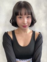 オリンテ バイ レシッド 表参道(orente by rcid)&nbsp;韓国ボブ×シルバーミルクティベージュインナーグレージュカラー