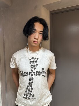 ジーナ(XENA) アッシュブラック×MEN"S HAIR×渋谷