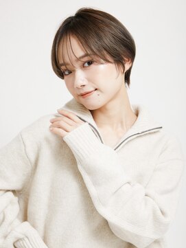 オンク 新宿(onk) 黒髪/グレーベージュ/レイヤーロング/前髪パーマ[新宿駅]