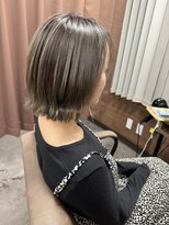 テーラヘアー 取手店(TELA HAIR) 外ハネ切りっぱなしボブ