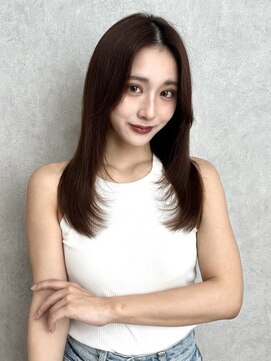 ハローバイシー 仙台(Hello by Sea) 韓国風前髪×レイヤーカット【髪質改善/仙台/レイヤーカット】