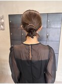 人気タイトヘアセットカチモリヘアお呼ばれセット/中西