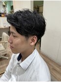 【かほ】パーマ×マッシュ