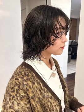 ローネス(LONESS) ウルフレイヤーパーマ　パーマボブ　レイヤーカット