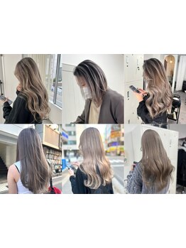 ペールトーンや薄い色味も＊理想の色味を表現しお客様のなりたいを叶える。洗練された技術とデザインを◎