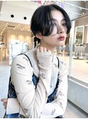 【MINX梅原加子】 ハンサムショート×センターパート