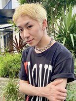 アイヴィー 池袋(IVY)&nbsp;池袋スパイキーショートブリーチカラー◎[池袋メンズ美容室］