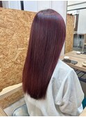 大人の艶ロング×ラベンダーピンク