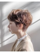 ルプラ ブリリアント(le-pla brilliant)&nbsp;マッシュショート/パーマ/アッシュベージュ/ブリーチなし/豊橋