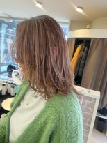 ショコララテ&nbsp;【ハイライト白髪ぼかし】ミルクティーベージュ