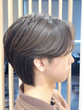 ハレ ヘアサロン(Hale hair salon) 【Hale】フェザーパーマ#スパイキーショート/ブルーブラック原宿