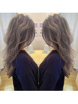 グランジュテ(grandjute) 白髪ぼかし カラー ハイライト デジタルパーマ