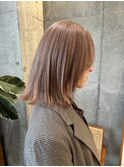 ピンクベージュ/秋カラー/溝の口