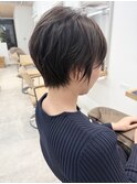 大人ショート/ひし形ショート/骨格矯正カット/癖毛活かすカット