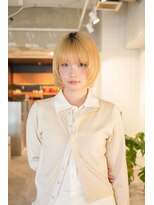 ラヴィズム 長岡店(LUVISM)&nbsp;韓国/顔周りレイヤー/ダブルカラー/ベージュ/前髪新潟長岡宮関