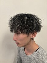ヘアーアトリエルキナ(hair atelier LUCINA)&nbsp;波巻きパーマハイライトメンズパーマ