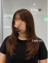 アグ ヘアー ドルチェ 静岡青葉通り店(Agu hair dolce) glossy brown