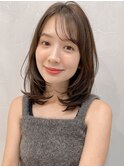 小顔カットナチュラルショートくせ毛風カール20代30代40代◎