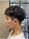 ツイストスパイラルパーマ/スパイキーショート/ツーブロック