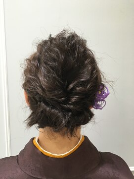 ネオリーブギンザ 銀座店(Neolive GINZA) 和装 振袖 袴 訪問着ヘアセット☆銀座美容室