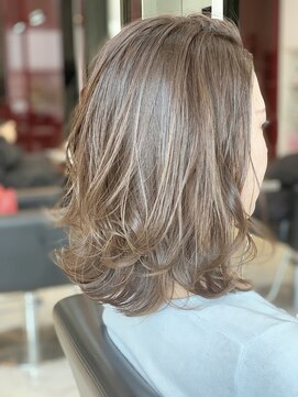 ディシェル(D'ciel) 《Ｄ'ciel工藤富生》透明感♪セミロングレイヤースタイル