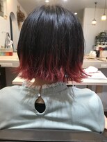 ヘア デザイン 虹いろのはさみ&nbsp;毛先カラー