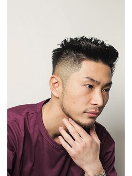 レンゲン(LENGEN) 七三オールバックかき上げヘアコンマヘア251