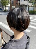 【抜け感ヘア】束感ショート/新越谷 南越谷