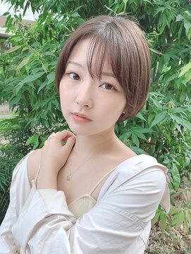 アンブル リュクス 池袋(amble luxe) グレーベージュ ニュアンスカラー ミルクティーピンク ブルー