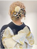 3127ヘアアレンジ成人式　卒業式　袴振袖　披露宴　結婚式
