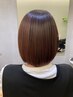アルカリ酸熱髪質改善カラー（エイジングケア、プレミーク、sb込）