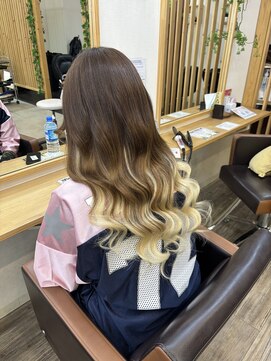 アーチフォーヘアー 梅田店(a-rch for hair) コントラストはっきりなグラデーション(^-^)