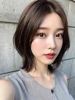 リンク(LinQ)&nbsp;20代30代40代シアーカラーエアリーカール美髪レイヤーセミディ