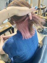 マーレ(MARLE./) ペールピンクのインナーカラー