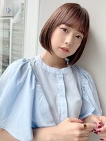 ケーツー エソラ池袋店(K-two)&nbsp;ベース顔◎小顔見え大人ボブ*ナチュラルボブ*前髪ありボブ