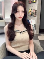 ジーナ 名駅(XENA.) 《xena/中島》顔周りカット×ラベンダーピンク