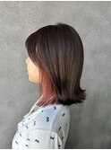 インナーカラーオレンジ