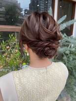 クルト バイ マルカ(KURT by MARUCA)&nbsp;結婚式/お呼ばれにも大人可愛いシニヨンアレンジ