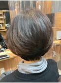 レイヤーボブ　50代60代70代