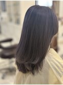 透明感抜群アッシュバイオレット