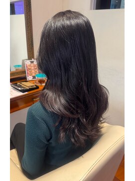 ビーハイブ 一番町店 アヴェダ(BEHIVE) 暗艶髪☆ラベンダーグレージュ×レイヤー