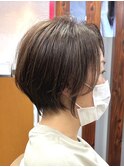 髪質改善縮毛矯正,レイヤー,縮毛矯正,白髪ぼかしハイライト.白髪
